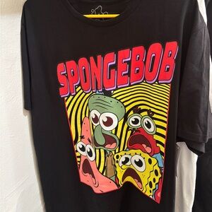 NWT SpongeBob Black T-Shirt
